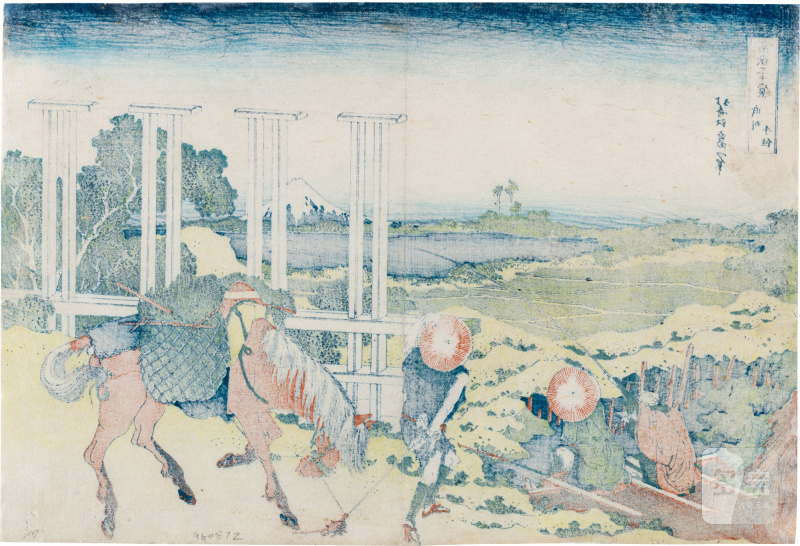 Katsushika Hokusai (1760-1849) | Senju in Musashi Province (Bushu Senju) | Edo period, 19th century - 图2